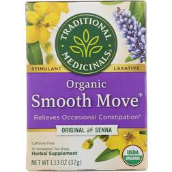 Traditional Medicinals Organic Smooth Move Herbal Tea Bags 32g 16st 6pack