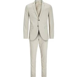 Jack & Jones Franco Slim Fit Suit - Grey/Pure Cashmere