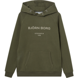Björn Borg Logo Hoodie Grön, 122-128