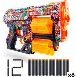 Zuru Pistol med Pilar X-Shot Dread 32 x 18,5 x 0,6 cm 6 antal