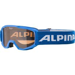 Alpina Unisex Barn, PINEY Skidglasögon, blue/orange, One