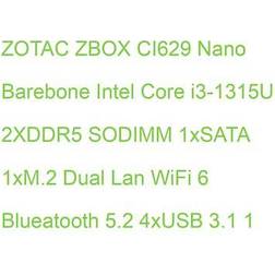 Zotac ZBOX CI629 Nano Barebone
