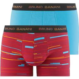 Bruno Banani 2-pack Connect Boxer Red/Blue * Kampanj *