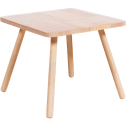 LaForma Dilcia barnbord, fyrkantigt naturgummiträ 55x55