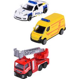 Majorette Emergency Vehicles 3 Packs