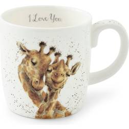 Royal Worcester Wrendale 40cl, I Love You Giraffe Mugg