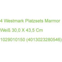 Westmark 4 Platzsets Marmor Topfuntersetzer