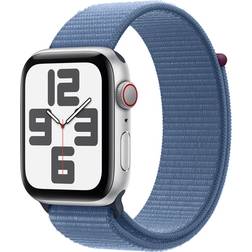 Apple Watch SE GPS + Cellular 44mm Silver Aluminium Case Winter Sport Loop