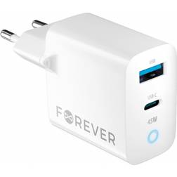 Forever GaN USB-Laddare PD QC 1x USB-C 1x USB 45W
