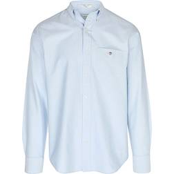 Gant Regular Fit Oxford Shirt - Light Blue