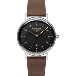 Bauhaus 2142-2 Anthracite Grey With Date Wristwatch