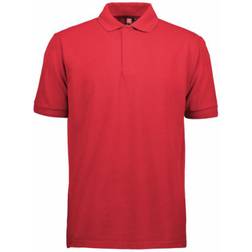 ID PRO Wear Piké-tröja med tryckknappar, Röd