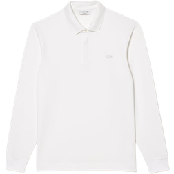 Lacoste Smart Paris Long Sleeve Stretch Polo Shirt - White