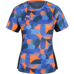 Puma Tränings T-Shirt IndividualBlaze Blå/Orange Dam Blå