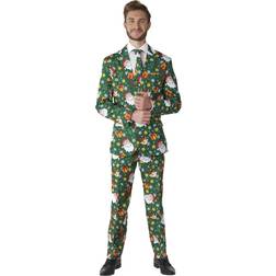 OppoSuits Suitmeister Santa Elves Grön Kostym