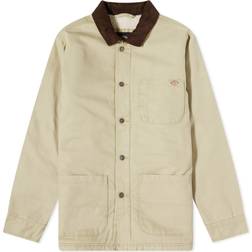 Dickies Men's Duck Canvas Chore Jacket Stone Washed Desert Sand