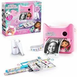 Canal Toys Gabby & The Magic House Instant Print Camera with 4 Rolls of Paper &4 Felt Tip Pens Without Ink