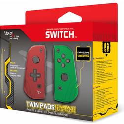 Steelplay Twin Pads till Nintendo Switch - Röd &