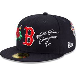 New Era Boston Red Sox 59fifty City Cluster Cap - Navy Blue