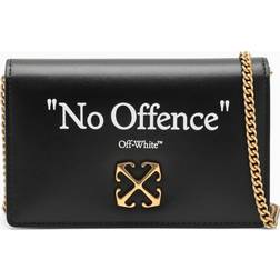 Off-White Jitney 0.5 Woc Quote wallet women Calf Leather/Lambskin One Size Black