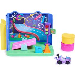 Spin Master Gabby's Dollhouse Carlita Purr-ific Play Room with Car