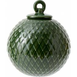 Lyngby Porcelain Rhombe Green Dekoration