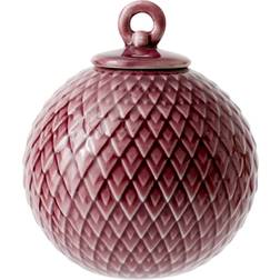 Lyngby Porcelain Rhombe Bordeaux Dekoration