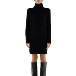 Almada Label Suada Rib Knit Dress - Black