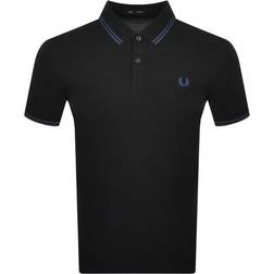 Fred Perry Twin Tipped Polo Shirt - Black/Blue