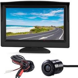 MTP Products Bakre Bilkamera med LCD Display RH-501 Svart