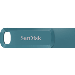 SanDisk 128GB Ultra Dual Drive Go, USB Type-C Flashminne, med reversibla USB-kontakter Type-C och Type-A, Type-C och Type-A, upp till 400 MB/s, för mobiler, plattor, Mac- och PC-datorer Navagio Bay