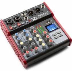 Power Dynamics PDM-X401 4-Channel Studio Music Mixer TILBUD NU