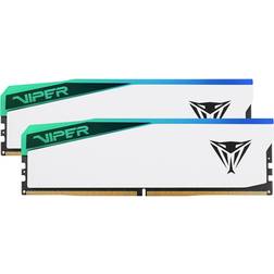Patriot Viper Elite RGB White DDR5 6200MHz 2x32GB ECC (PVER564G62C42KW)