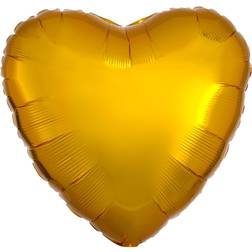 Magni Foil Balloons Heart Metallic Gold
