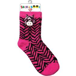 TY Girl's Zoey Zebra Socks - Multicolour