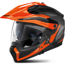 Nolan N70-2 X Stunner Flat Black ECE 22.06 Multi Helmet Orange