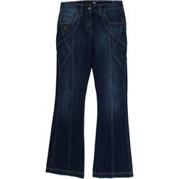 Roberto Cavalli Cavalli Blue Cotton Stretch Low Waist Jeans