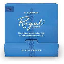 D'Addario Royal by Blätter für Bb-Klarinette #1,5, 25 Stück