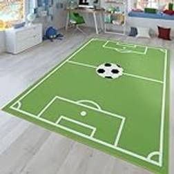 TT Home Barn-Matta Lek-Matta För Barnrum Med Fotboll-Design I