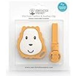 Matchstick Monkey Soother Clip & Flat Lion Teether