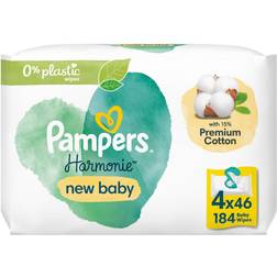 Pampers Harmonie New Baby Wipes 184pcs