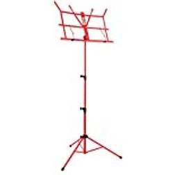 Tiger MUS49 Easy Folding Music Stand, Red