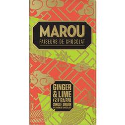 Marou Mörk Choklad Ginger & Lime 80g