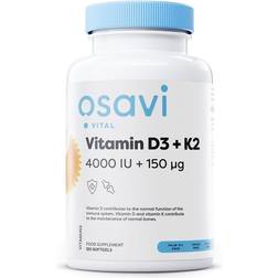 Osavi Vitamin D3 + K2 Variationer 4000IU 120 st