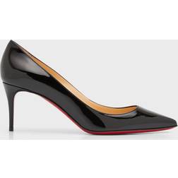 Christian Louboutin Womens Black Kate Pointed-toe Patent Leather Courts Eur Women