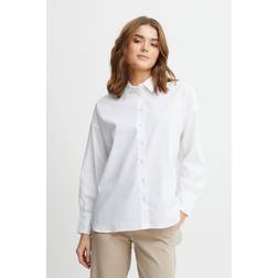 Fransa Cotton Shirt - Off White