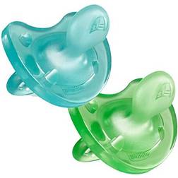 Chicco Physio Soft Pacifier 6-12m 2 Units