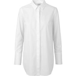 Second Female skjorte Larkin LS Classic white alyssum