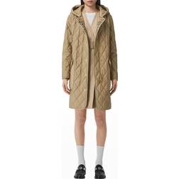 Burberry Quilted parka beige