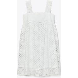 Tory Burch Cotton broderie anglaise minidress white